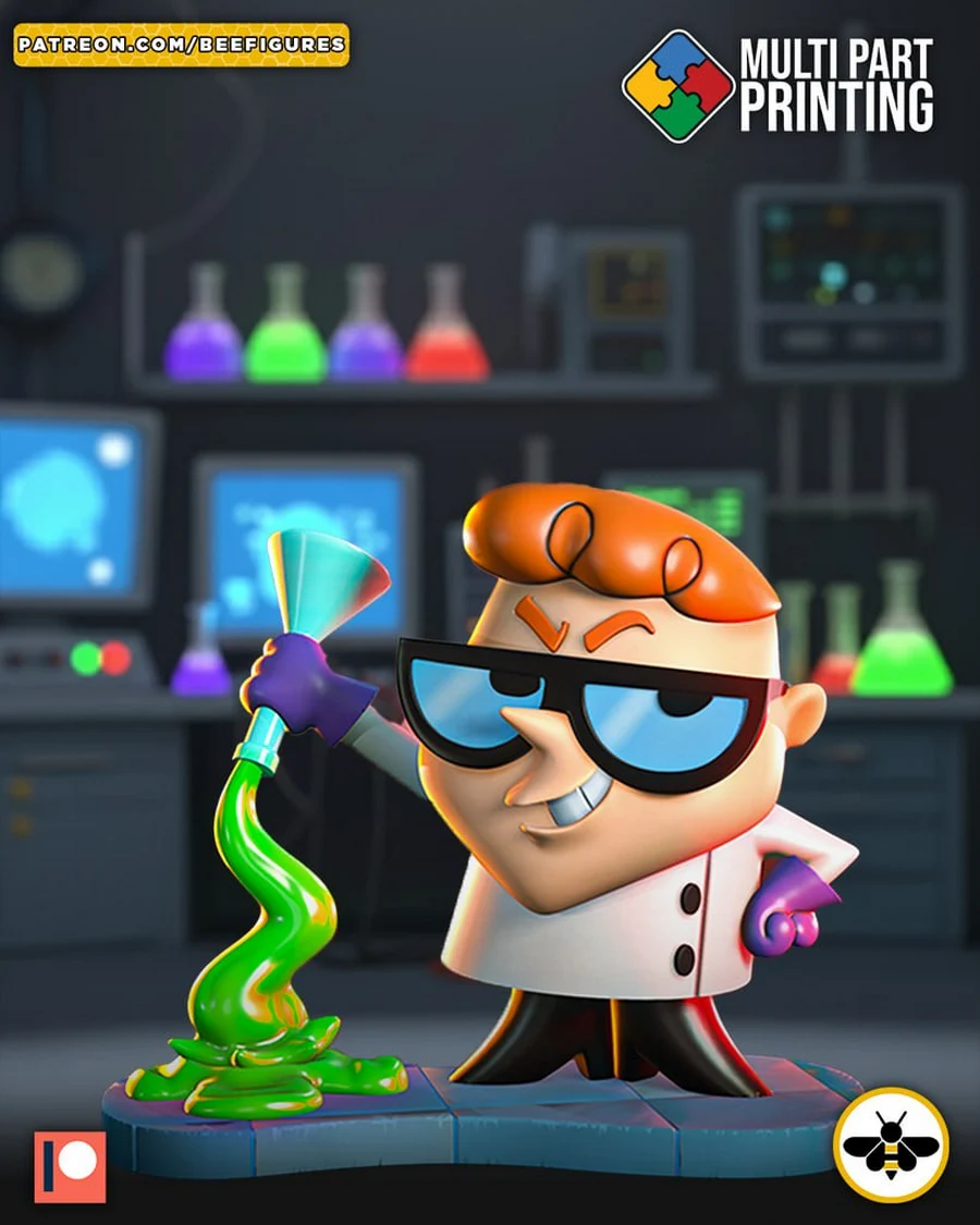 Dexter Boy Genius – Dexter’s Laboratory 3D printable STL model