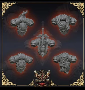 Bloodbound Battlegears Backpack Set – Warhammer 40K 3D printable STL model