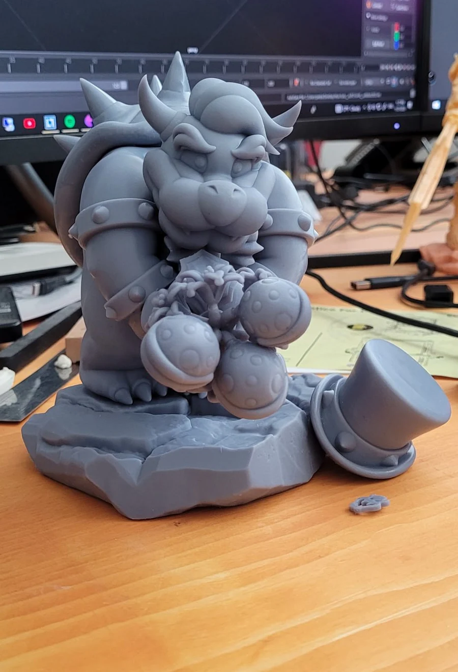 Bowser - Super Mario 3D printable STL model
