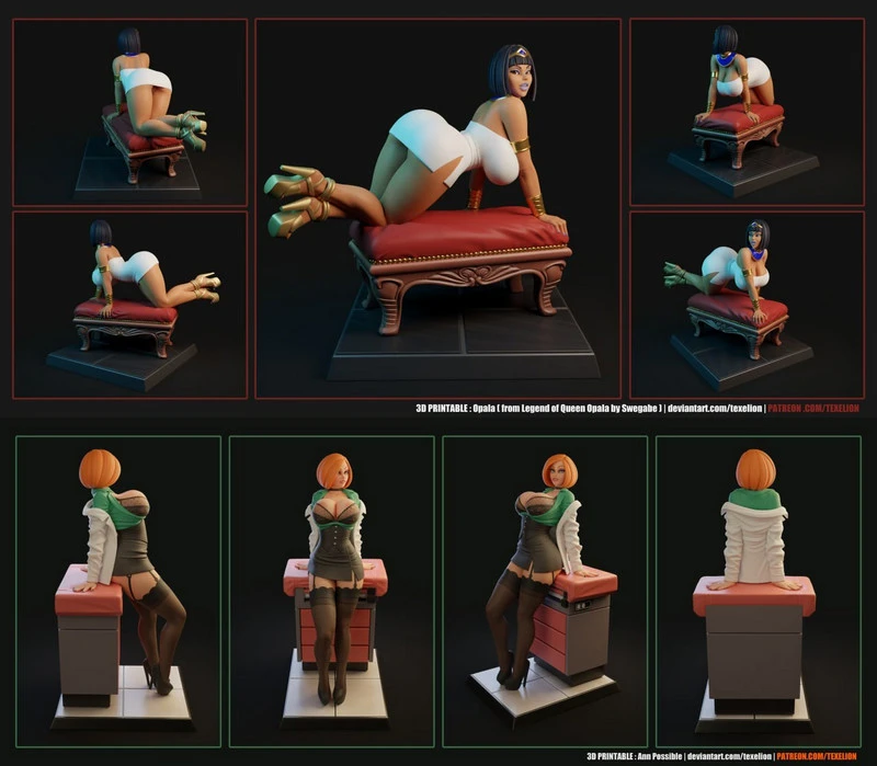 Laquadia (Original Character) STL model for 3D printing