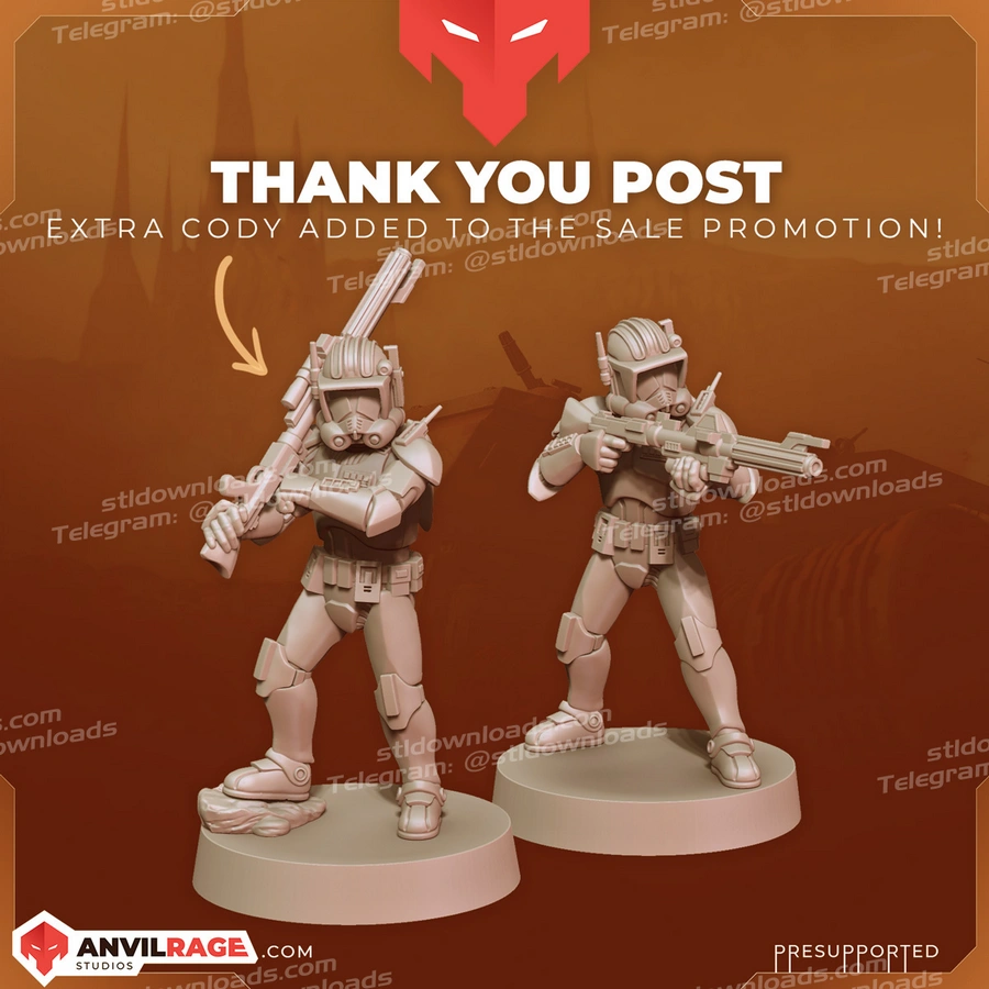 CC-2224 Cody Sniper – Star Wars 3D printable STL model