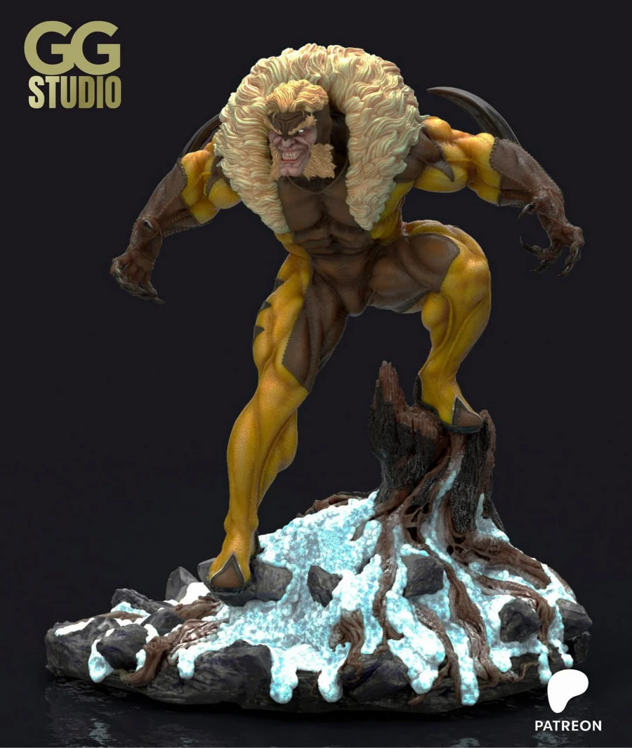 Sabretooth – Marvel 3D printable STL model
