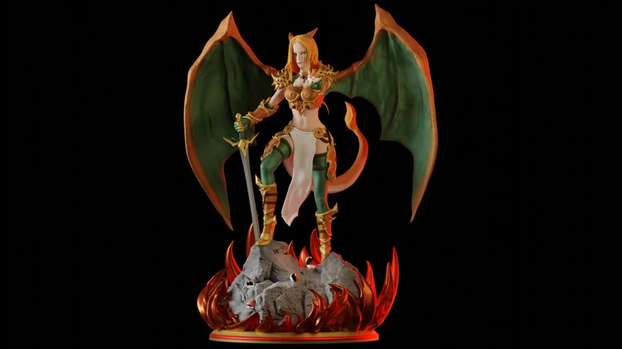 Charizard Waifu – Pokemon 3D printable STL model