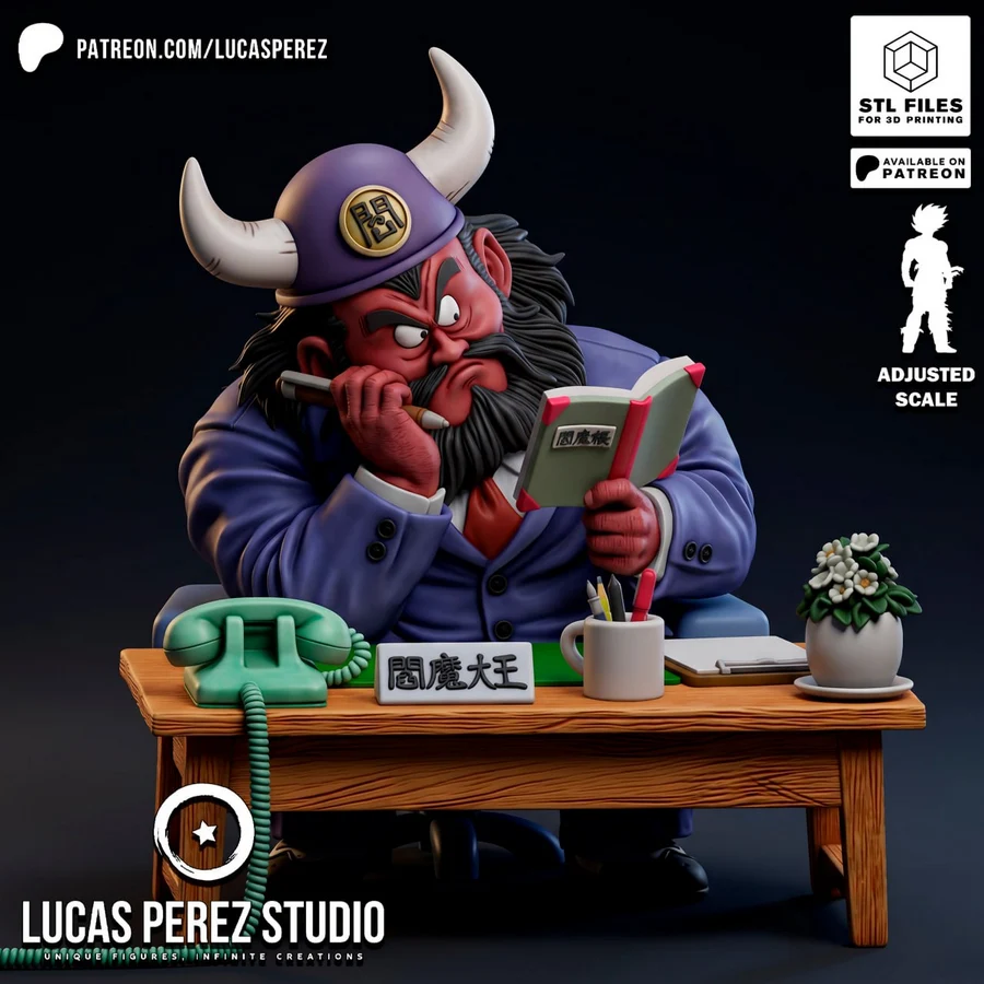 Enma Daio-sama – Dragon Ball Z 3D printable STL model