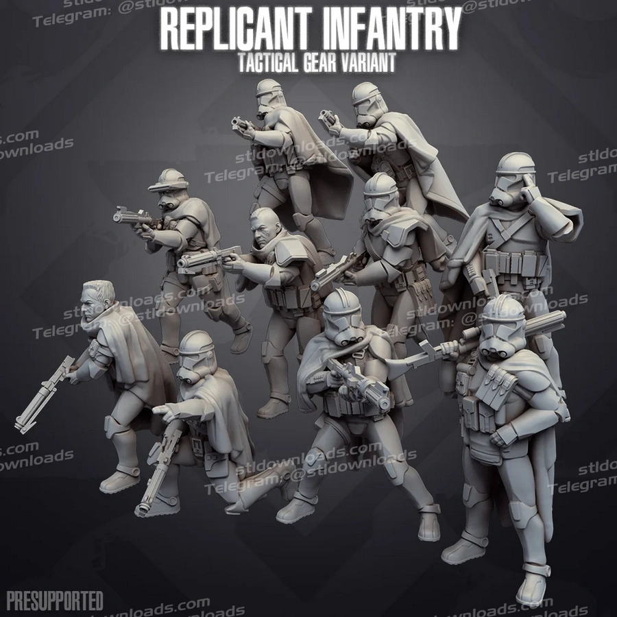 Clone Tactical Gear Variant – Star Wars 3D printable STL model