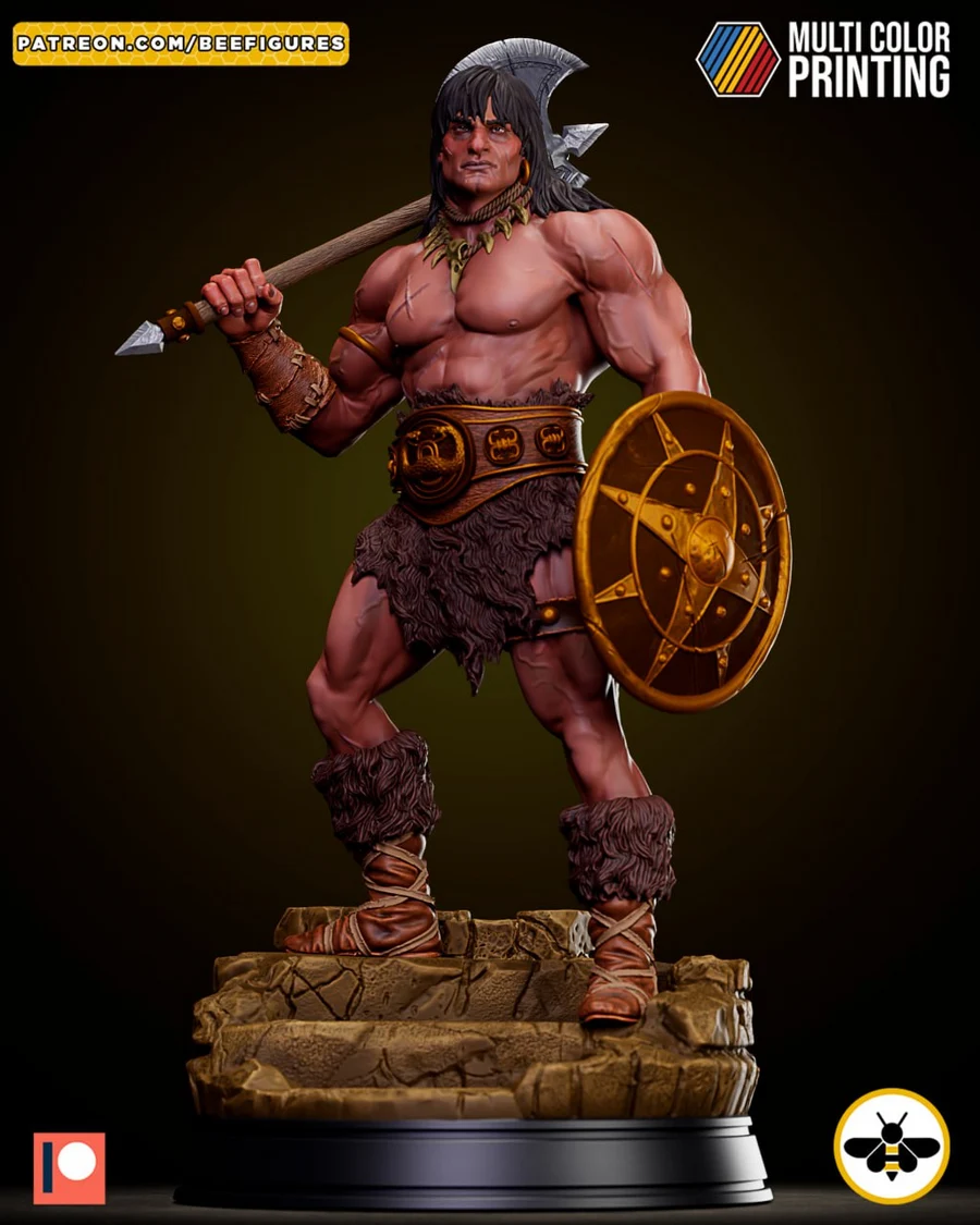 Conan Barbarian Warrior – Conan 3D printable STL model