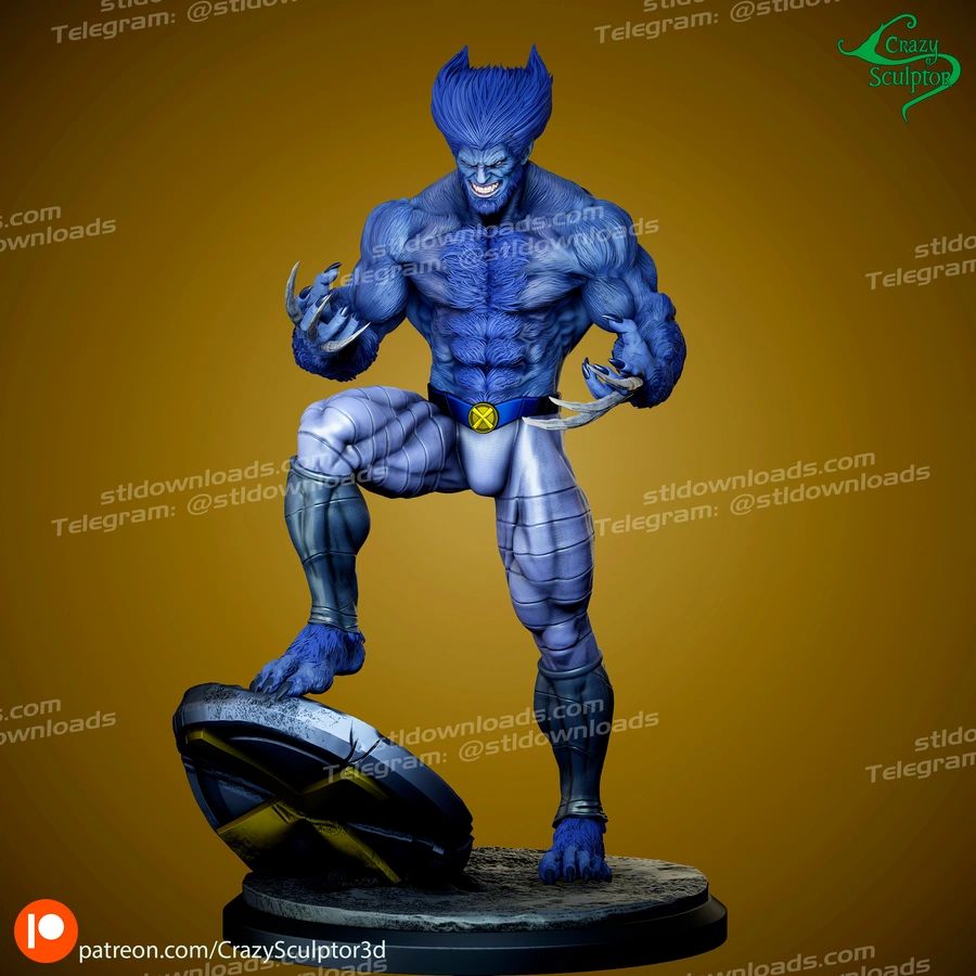 Dark Beast Monster – Marvel 3D printable STL model