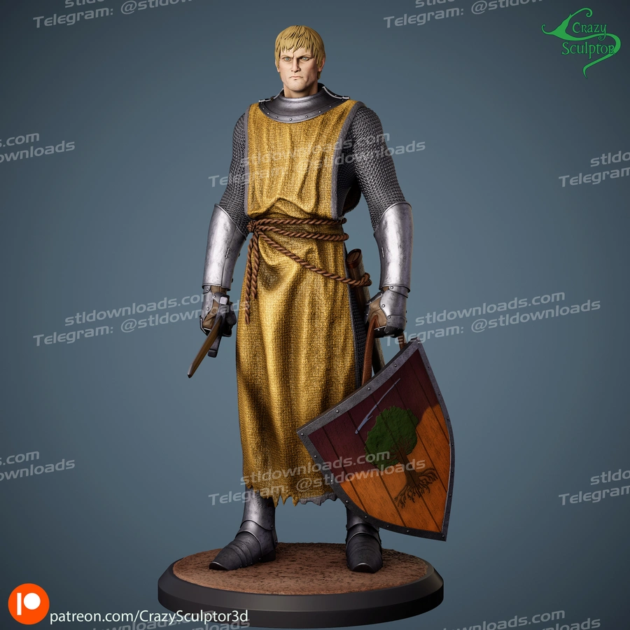 Duncan the Tall Knight – Game of Thrones 3D printable STL model