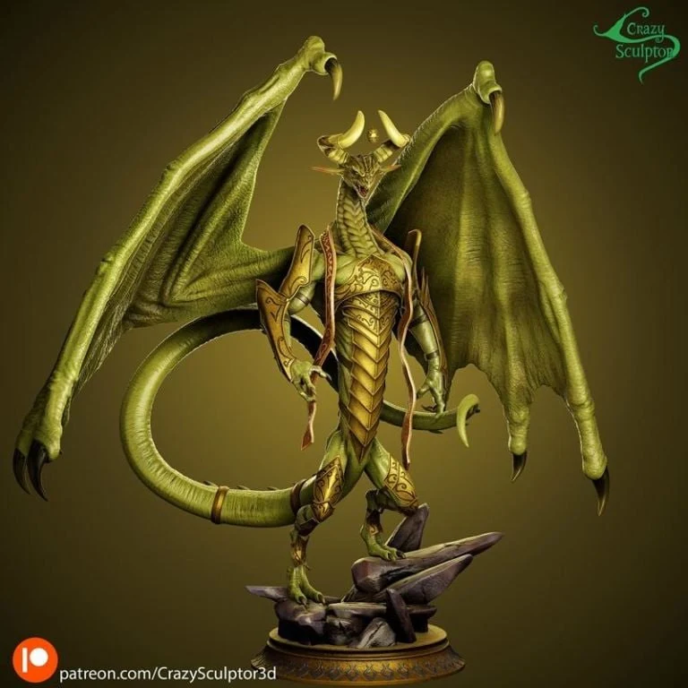 Nicol Bolas – Magic: The Gathering 3D printable STL model