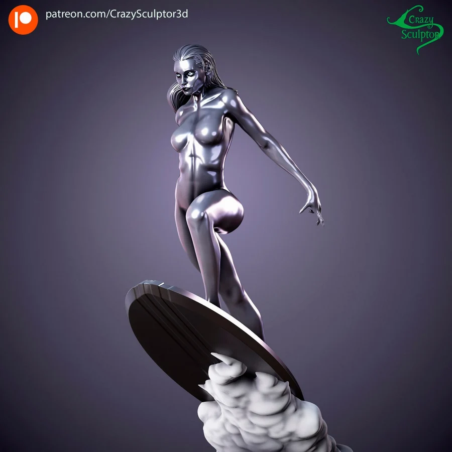 Silver Surfer – Marvel 3D printable STL model