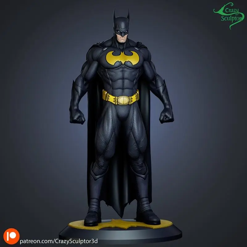 Batman – DC Comics STL render Batman – DC Comics 3D printable STL model