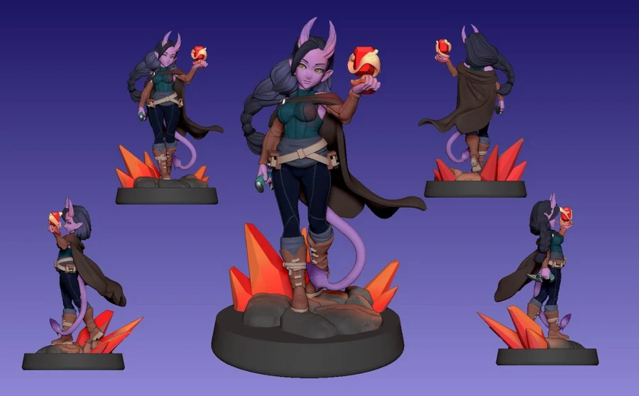 Crystalwarden 3D printable STL model