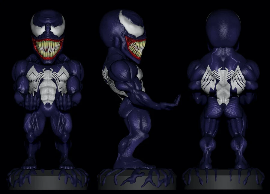 Venom Joystick Holder – Marvel 3D printable STL model