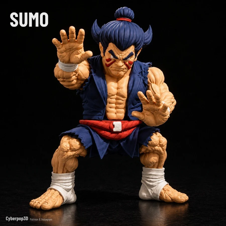 E-Honda Sumo Buildplate – Street Fighter 3D printable STL model