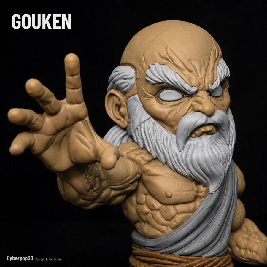 Gouken – Street Fighter 3D printable STL model
