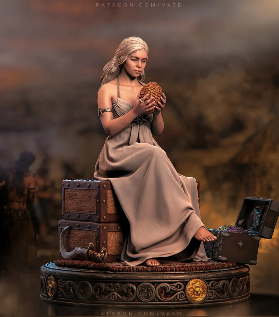 Daenerys – Game of Thrones 3D printable STL model