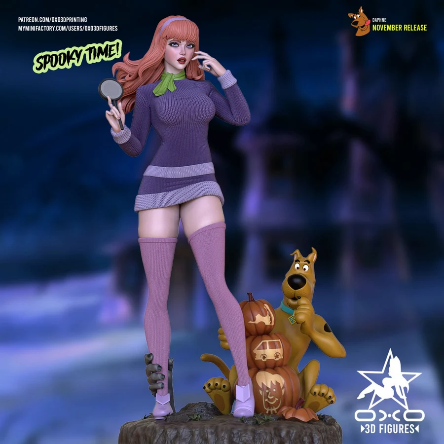 Daphne Mystery Girl – Scooby-Doo 3D printable STL model