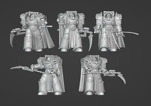 Death Guard Terminators – Warhammer 40K 3D printable STL model