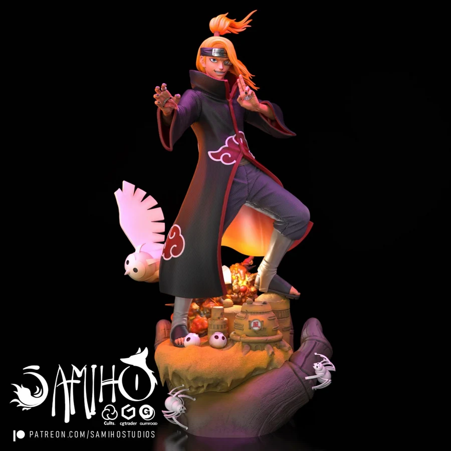 Deidara – Naruto 3D printable STL model