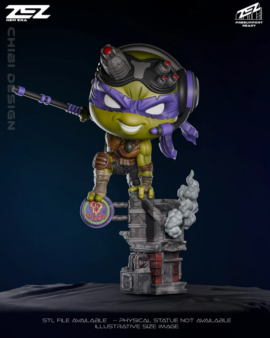 Donatello & Splinter – Teenage Mutant Ninja Turtles 3D printable STL model
