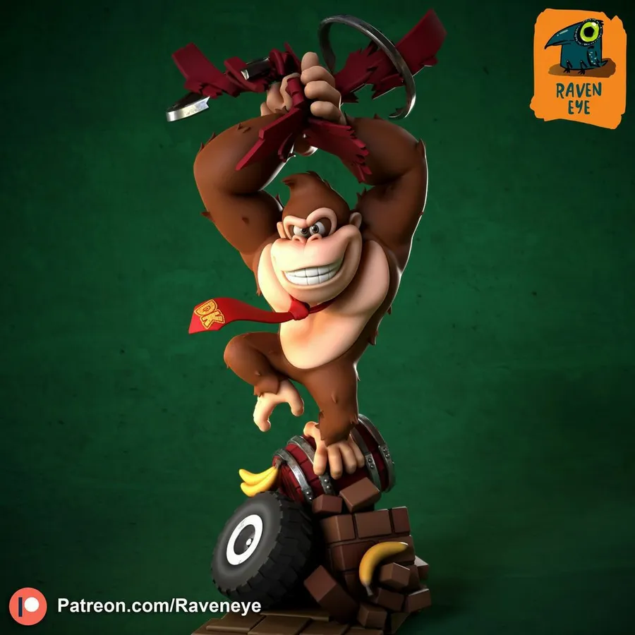 Donkey Kong - Nintendo 3D printable STL model