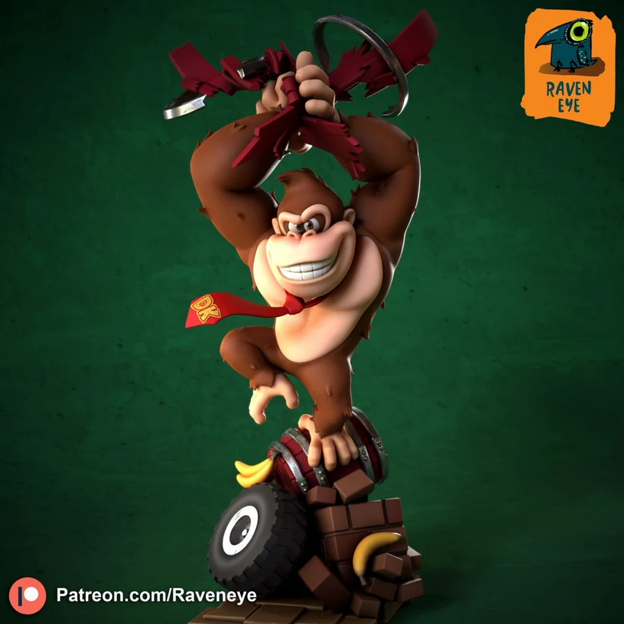 Donkey Kong - Nintendo 3D printable STL model