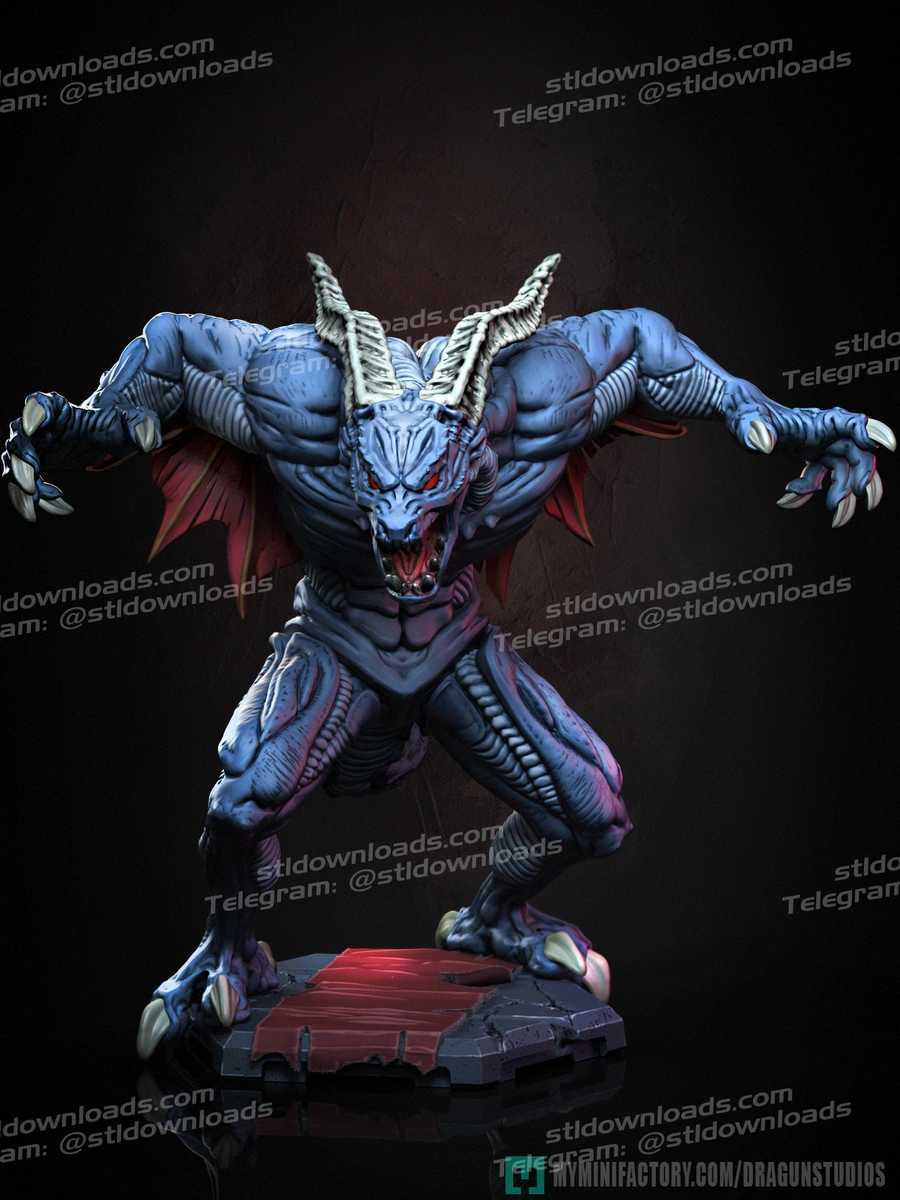 Dracul Demon Lord – Castlevania 3D printable STL model