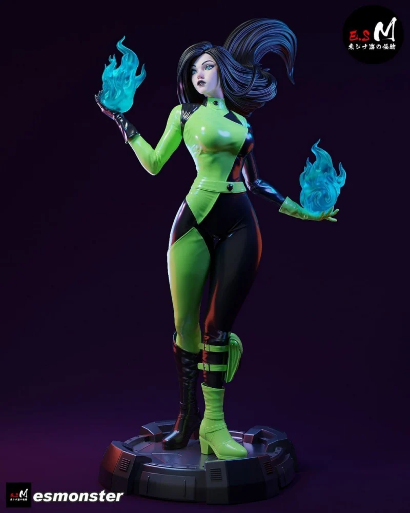 Shego (Kim Possible) STL model for 3D printing