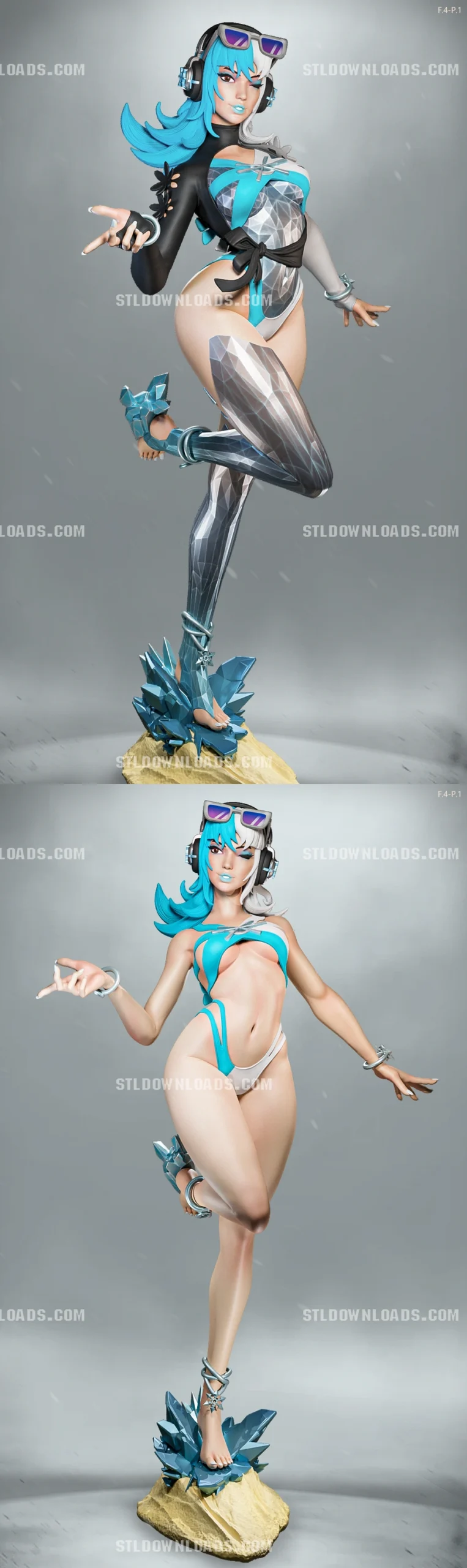 Luna Snow Summer – Marvel STL render Luna Snow Summer – Marvel 3D printable STL model