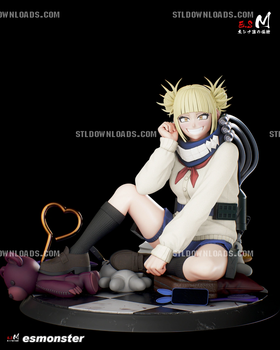 Himiko Toga – My Hero Academia STL render Himiko Toga – My Hero Academia 3D printable STL model