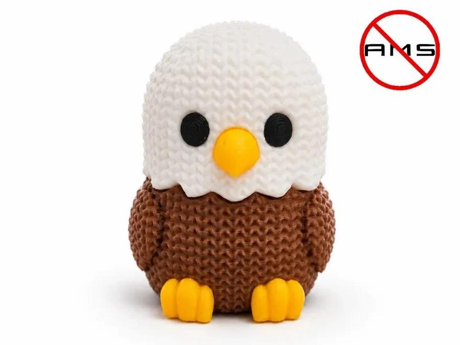 Eagle Multi Part 3D printable STL model