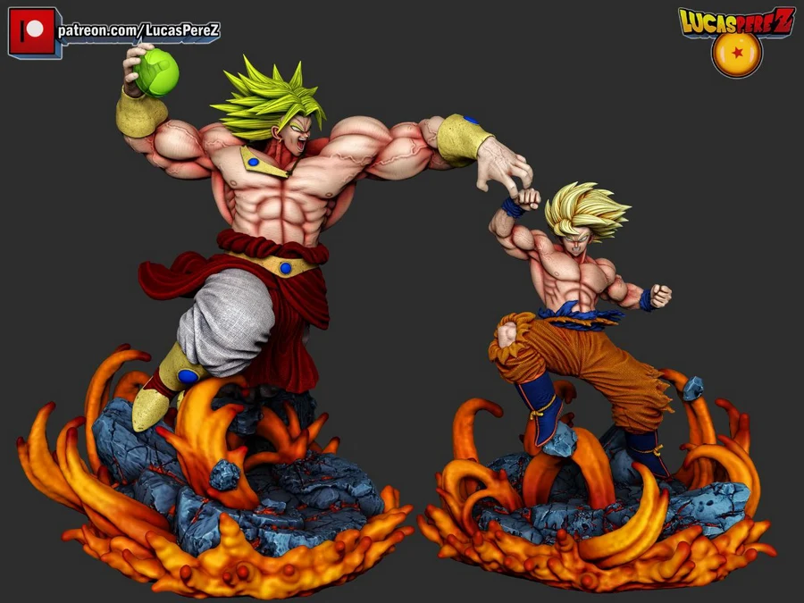 Broly Special - Dragon Ball 3D printable STL model