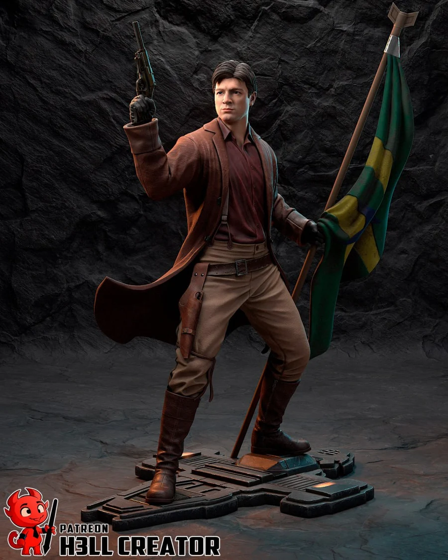 Captain Malcolm Reynolds – Firefly 3D printable STL model