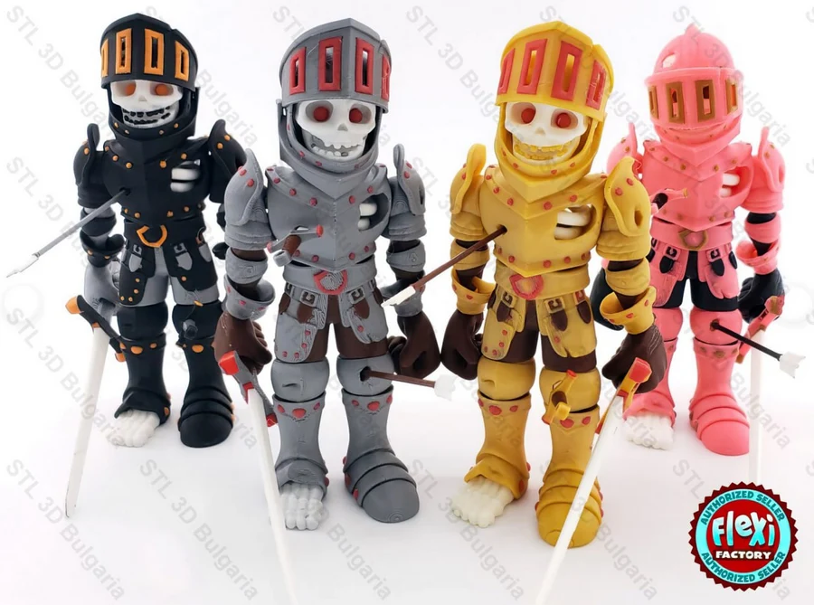 Skeleton Knight 3D printable STL model