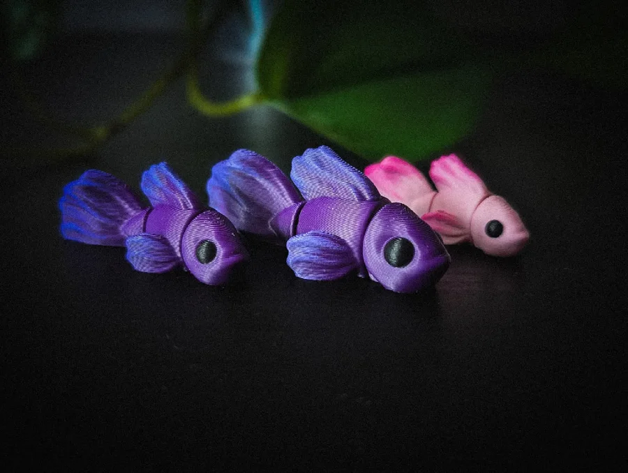 Betta Fish 3D printable STL model