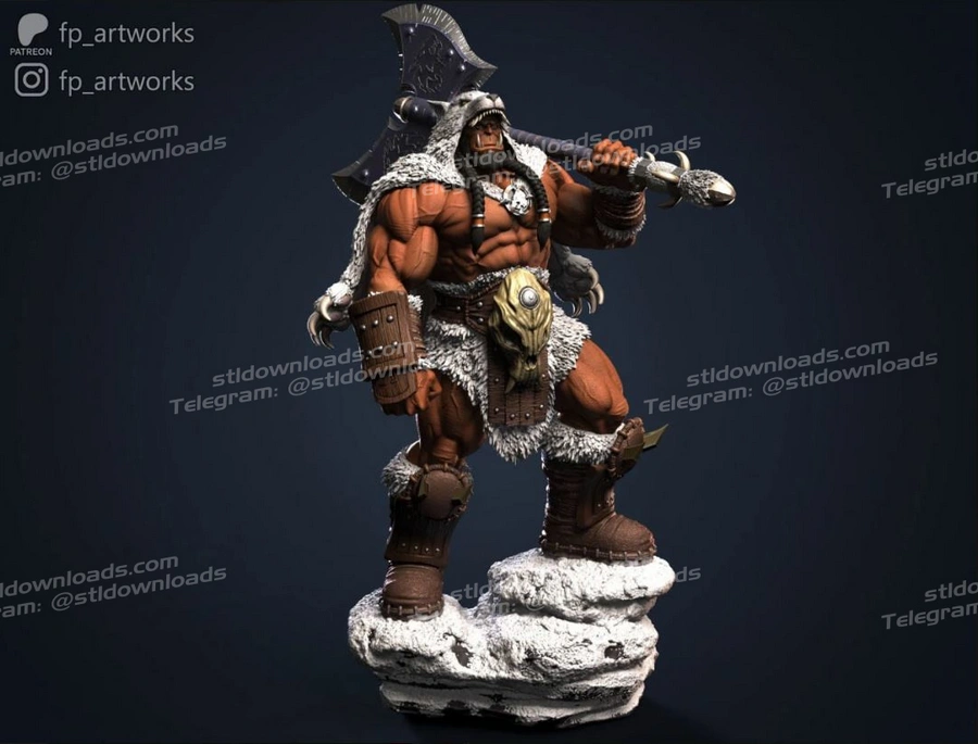 Durotan Frostwolf Chief – Warcraft 3D printable STL model