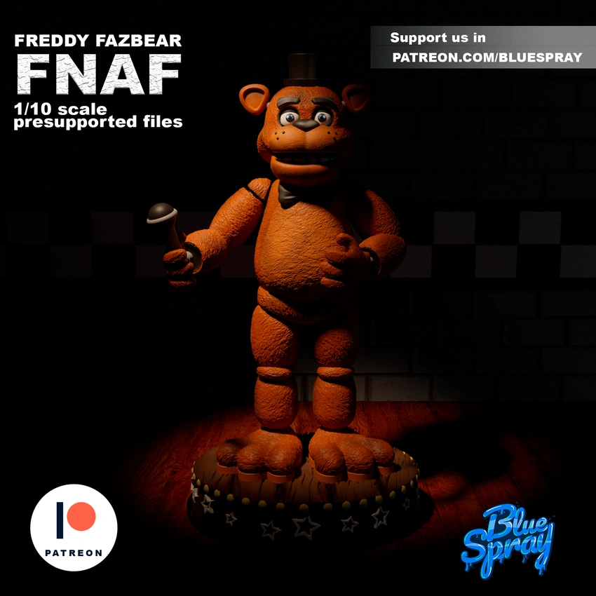 Freddy Fazbear – Five Nights at Freddy’s 3D printable STL model