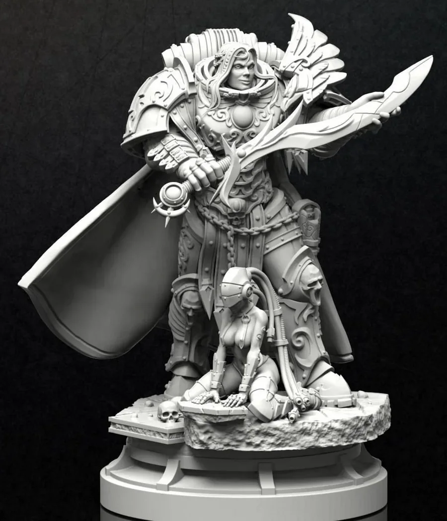 Fulgrim the Purple Lord - Warhammer 40K 3D printable STL model