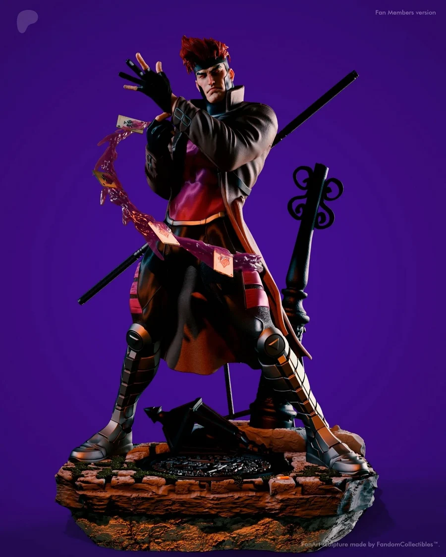Gambit Card Master – Marvel 3D printable STL model