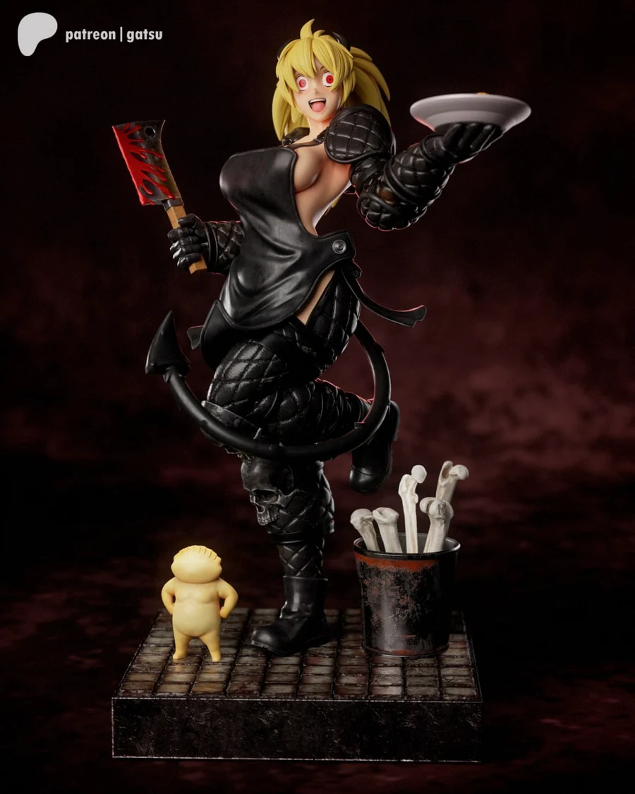 Nikaido – Dorohedoro 3D printable STL model