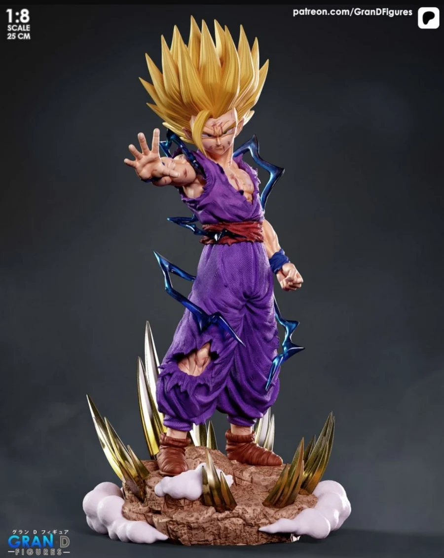 Gohan SSJ2 – Dragon Ball 3D printable STL model