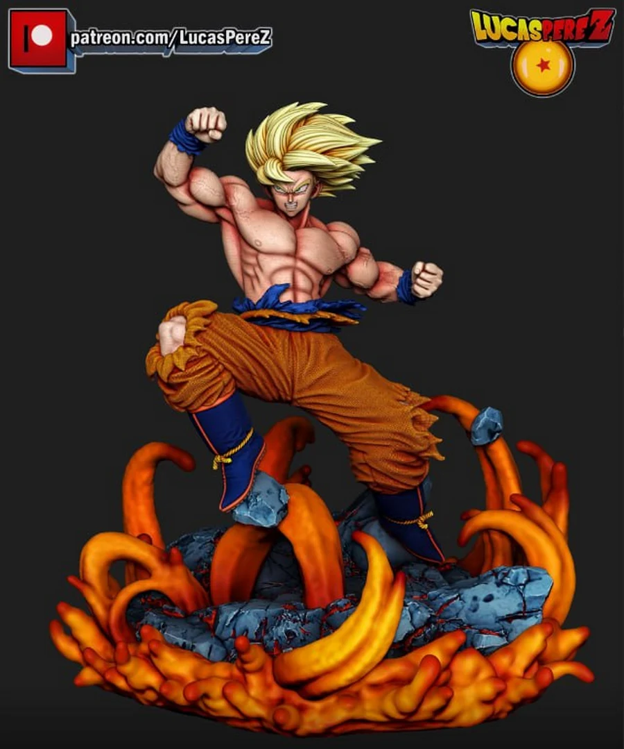 Goku - Dragon Ball 3D printable STL model
