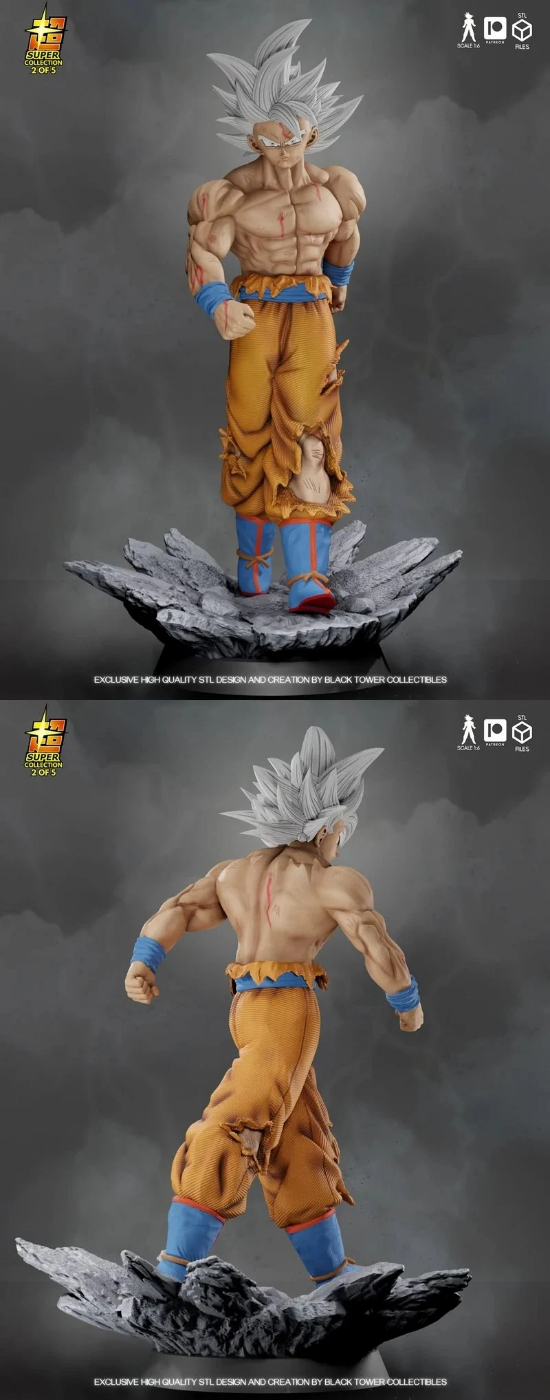 Goku Ultra Instinct – Dragon Ball 3D printable STL model