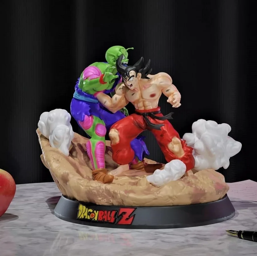 Goku vs Piccolo - Dragon Ball 3D printable STL model
