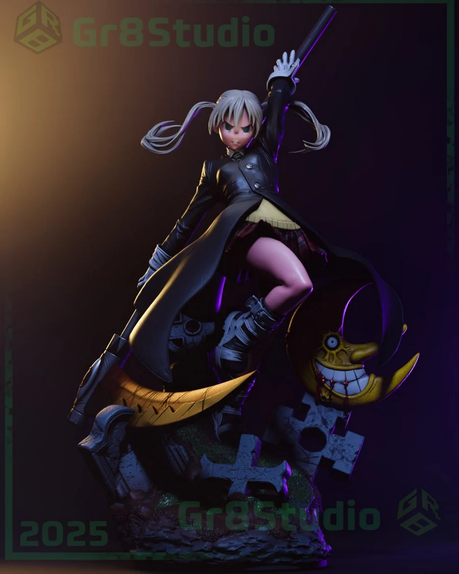 Maka Albarn Scythe User – Soul Eater 3D printable STL model
