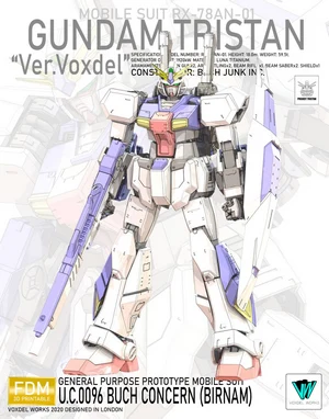 Gundam Tristan – Gundam 3D printable STL model