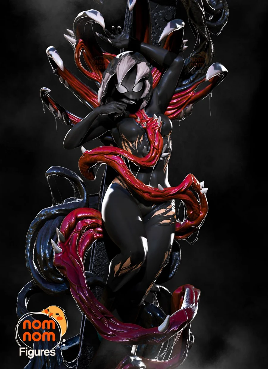 Gwenom Symbiote Girl – Marvel 3D printable STL model