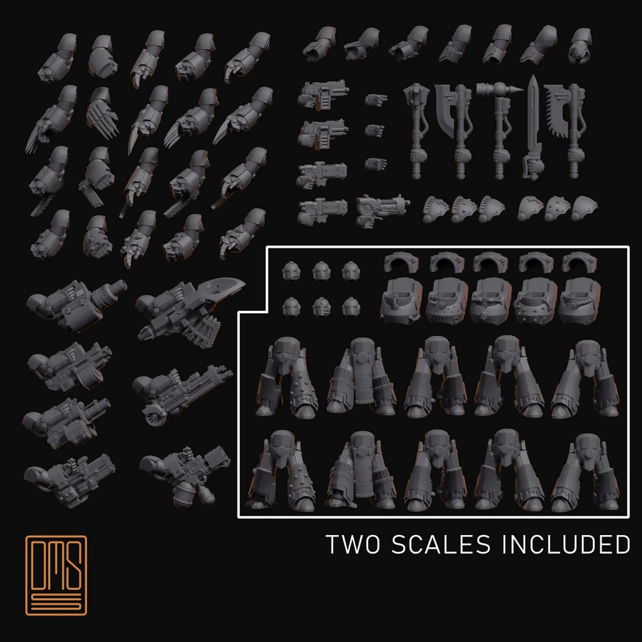 Heavy Destroyer Battle Squad 3D printable STL model