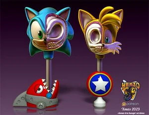 Sonic Skulls – Sonic the Hedgehog 3D printable STL model