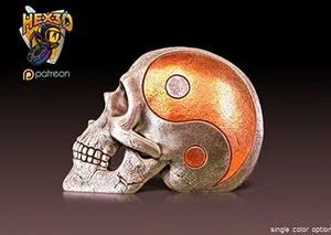Yin Yang Skull 3D printable STL model